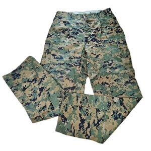 US Marine Corps MCCUU Woodland Marpat Pants USMC Military Medium Reg *Distressed